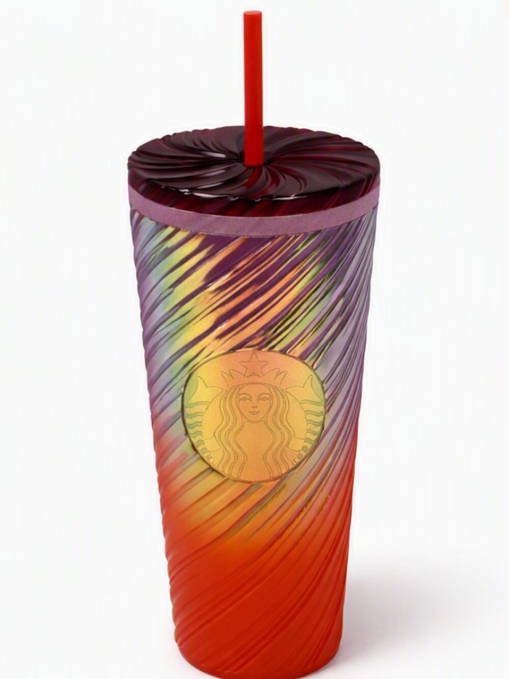 2025 Starbucks Sunset Swirl Tumbler – 24oz Limited Edition